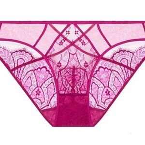 Dita Von Teese *valentine* MAESTRA Bikini Magenta Lace Burlesque Pin-Up D22390